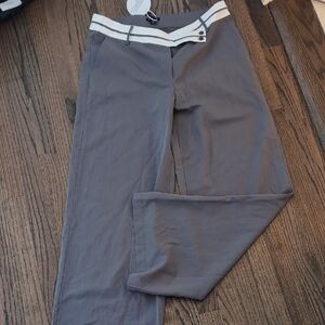 Stylish Gray Wide Leg Trousers